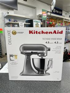 KitchenAid Deluxe 4.5 Quart Tilt-Head Stand Mixer - KSM97SL - NEW NEW